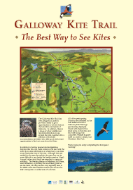 Galloway Kite Trail Information Board