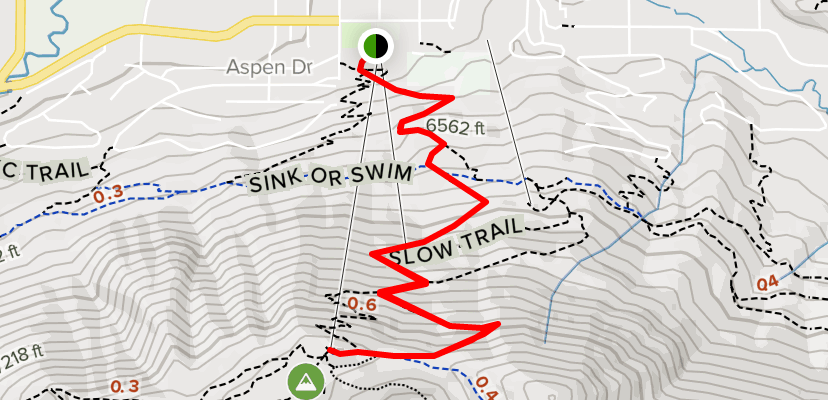 Snow King Summit via Slow Trail