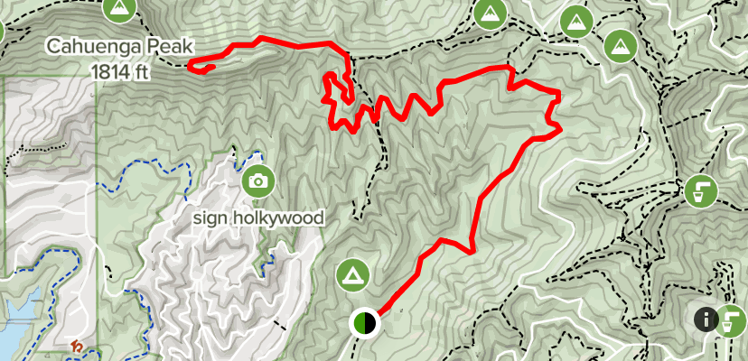 Hollywood Sign via Canyon Drive Hiking Trail