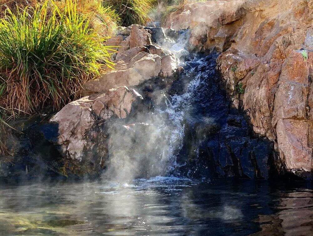 A view in Deep Creek Hot Springs