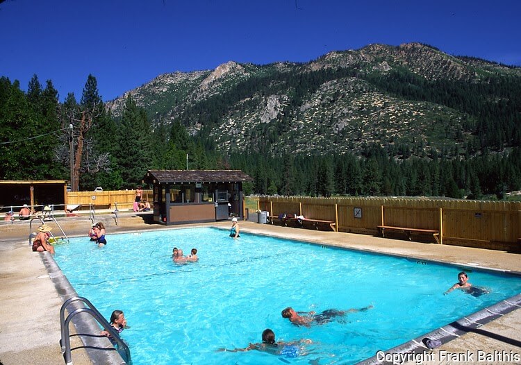 Swimming pool at Grover Hot Springs