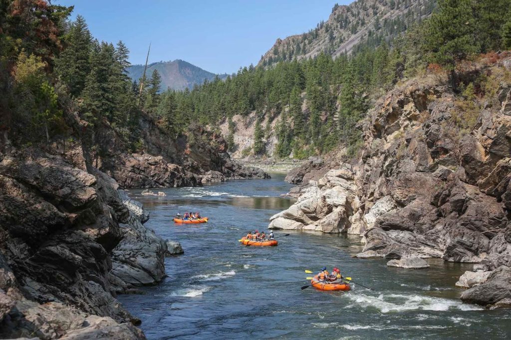 White Water Rafting in the Famed Alberton Gorge