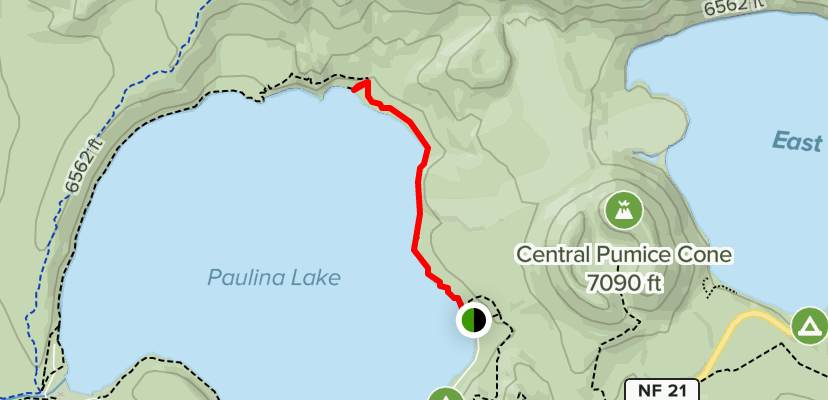 Paulina Lake Hot Springs Hiking Trail